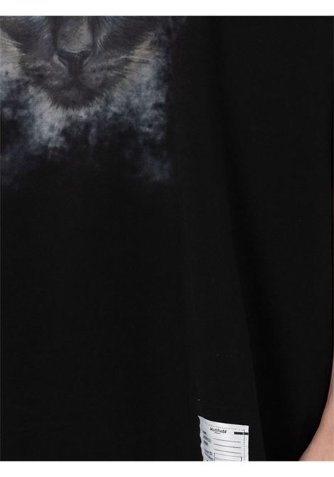 t-shirt cat printed uomo nera MAISON MIHARA YASUHIRO | J15TS762BLACK